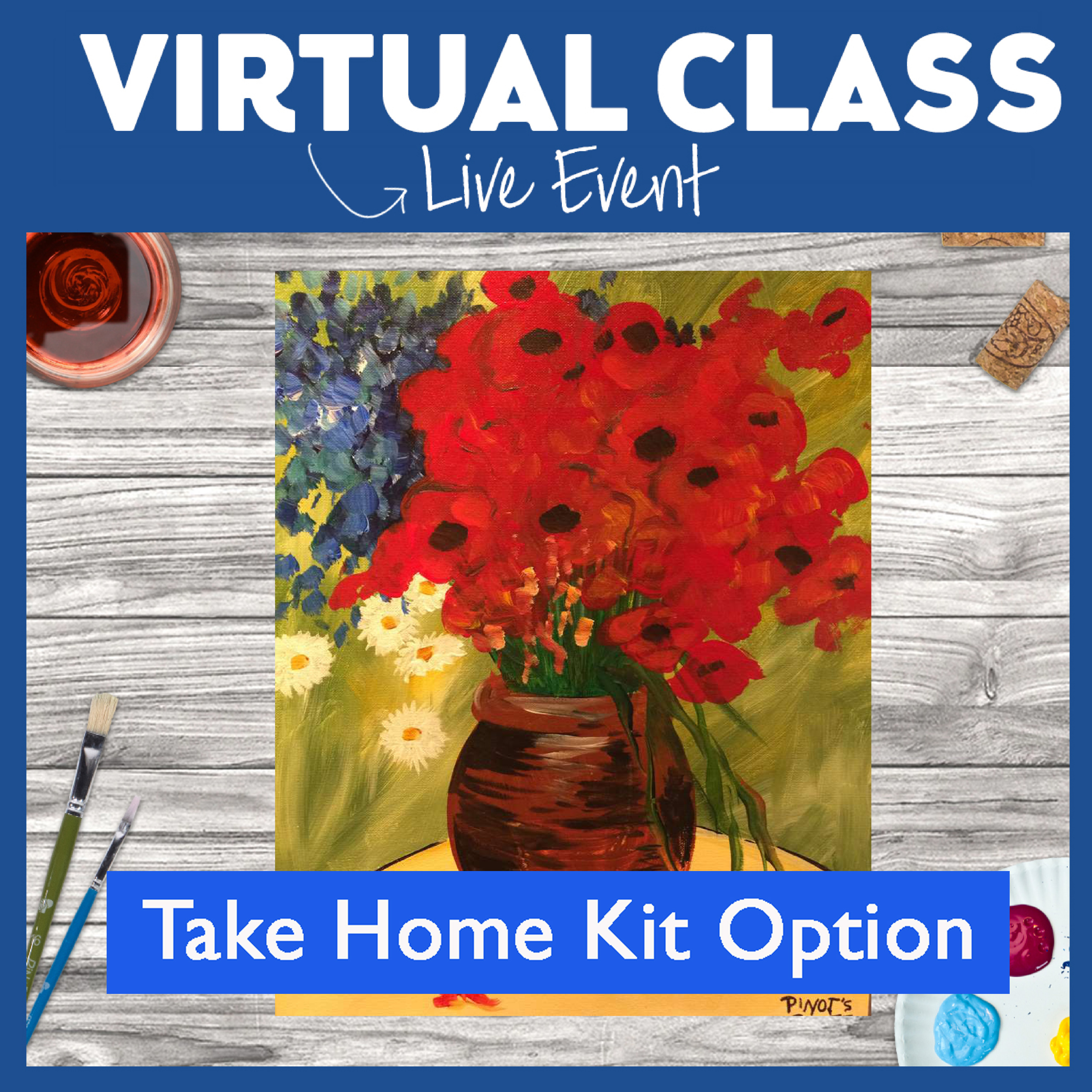 Virtual Class with Take Home Kit!